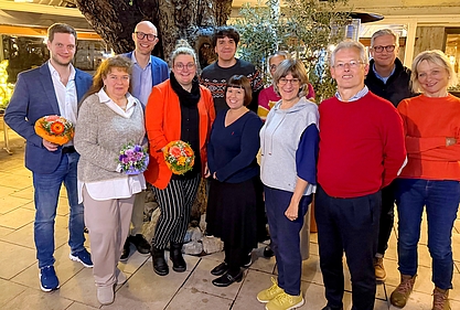 Ein Teil der Stadtrats-Kandidaten und Kandidatinnen bei der Aufstellungsversammlung.