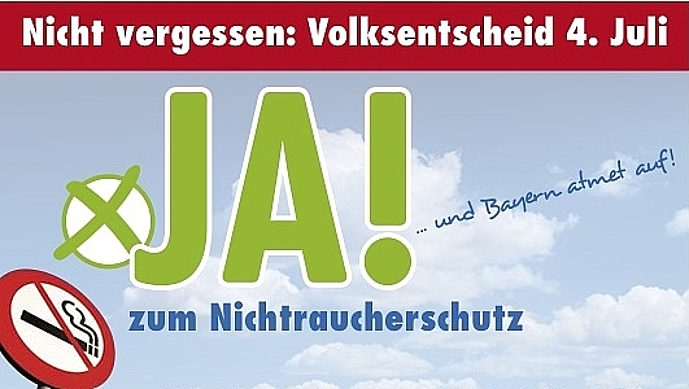 Logo des Volksbegehren Nichtraucherschutz